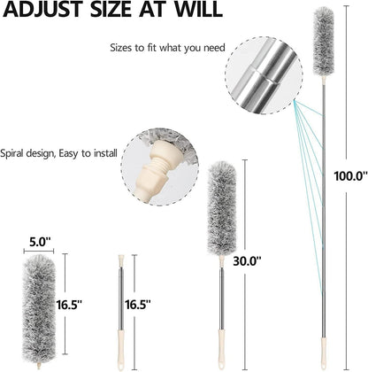 Telescopic Microfiber Duster for Cleaning